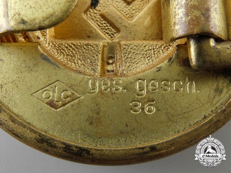 RAD General's Belt Buckle (brass version) Maker Mark