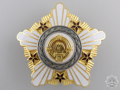 Order of the Republic, II Class Obverse 