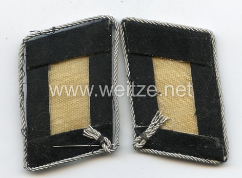 Luftwaffe Reich Air Ministry/Engineers Leutnant Collar Tabs Reverse