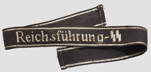 Allgemeine SS Reichsführung-SS Cuff Title Obverse
