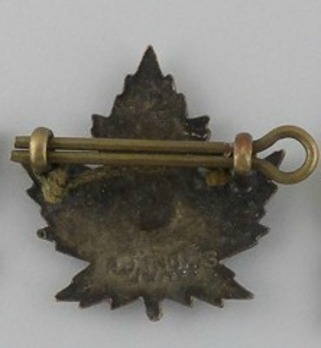 64th Infantry Battalion Other Ranks Collar Badge Reverse