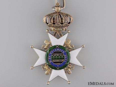 House Order of Saxe-Ernestine, Type II, Civil Division, I Class Commander Cross (in silver gilt) Reverse