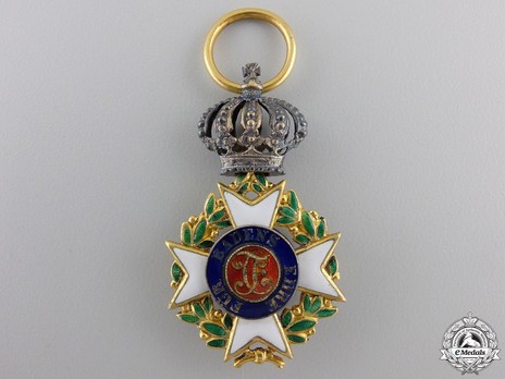 Order of Military Merit of Charles Frederick, Knight (in gold) Reverse