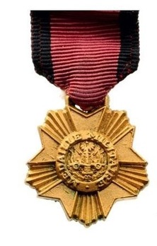 Miniature Bronze Medal (for Army) Obverse