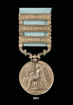 Army of India Medal with Argaum Clasp
