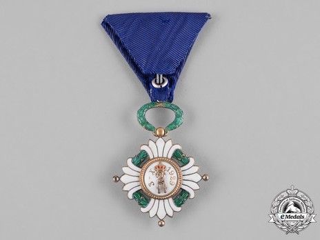 Order of the Yugoslav Crown, Knight's Cross Reverse