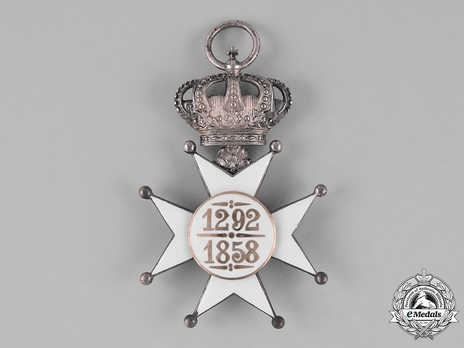 Order of Civil and Military Merit of Adolph of Nassau, Officer with Crown Reverse