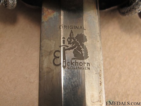 German Army Carl Eickhorn-made Early Version Officer’s Dagger Maker Mark