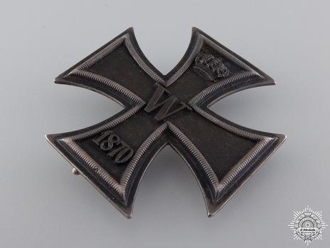 Iron Cross 1870, I Class, by J. Wagner & Sohn Reverse