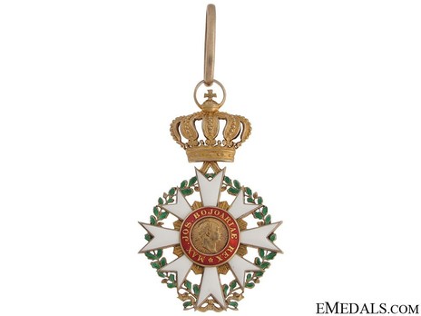 Merit Order of the Bavarian Crown, Commander (in silver gilt) Reverse