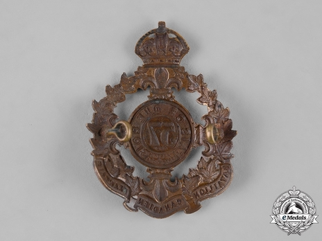 57th Infantry Battalion Other Ranks Cap Badge Reverse
