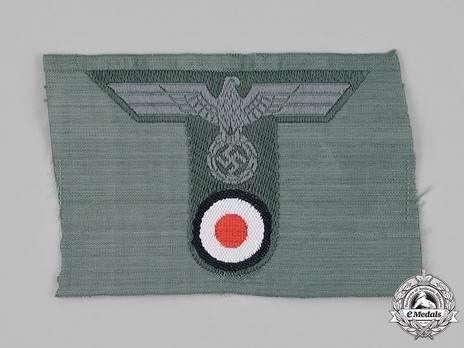 German Army T-Shape Cloth Cap Eagle Insignia Obverse