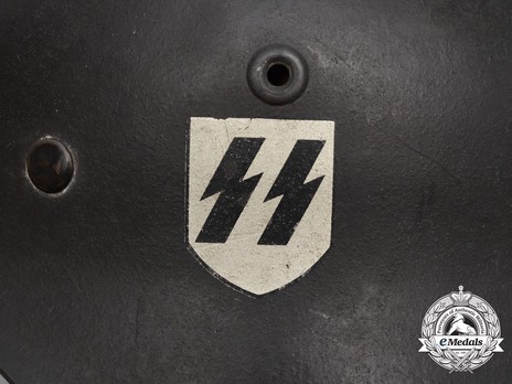 Waffen-SS Single Decal Steel Helmet M42 Decal