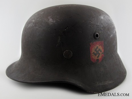 Waffen-SS Double Decal Steel Helmet M40 Left
