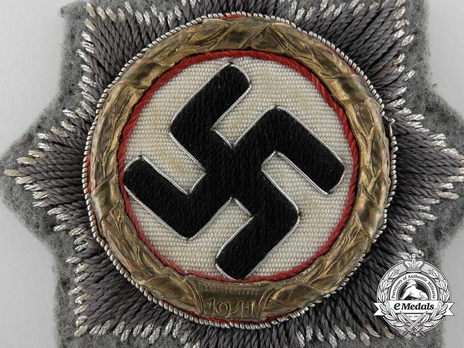 German Cross, in Gold, in Cloth (Waffen-SS) Obverse