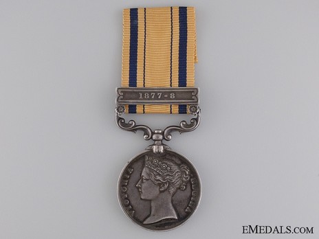 Silver Medal (with "1877-8" clasp) Obverse