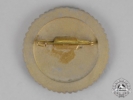 Tyrolean Marksmanship Gau Achievement, Type VII, Champion Badge (for small calibre rifle) Reverse