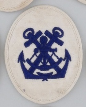 Kriegsmarine Maat Navigating Helmsman Insignia (embroidered) Obverse