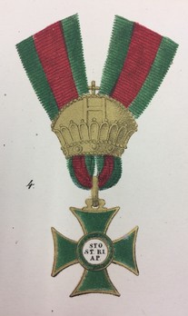 Order of St. Stephen, Type I, Knight (1764-1840) 