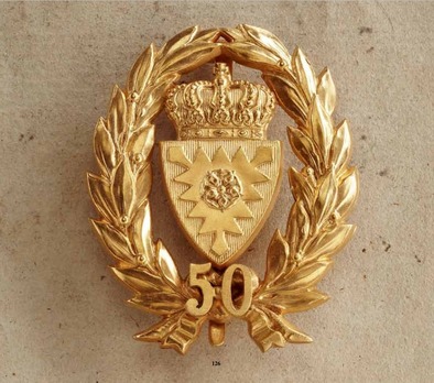 Long Service Honour Decoration for 50 Years (in gold)