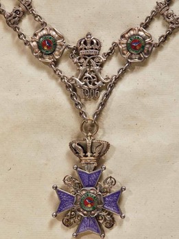 Leopold Order, Type III, Silver Collar Obverse