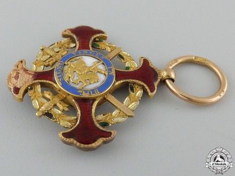 Royal Military Order of St. George of the Reunion, Knight of Justice Obverse