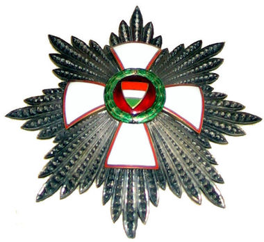 Order of Merit of the Hungarian Republic, Grand Cross Breast Star, Civil Division