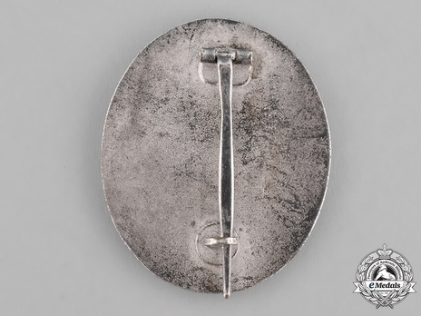 Wound Badge, in Silver Reverse