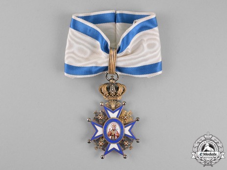 Order of Saint Sava, Type I, III Class Obverse