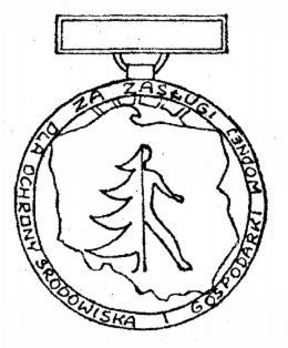 Decoration for Merit to Environmental Protection and Water Managment, I Class Obverse