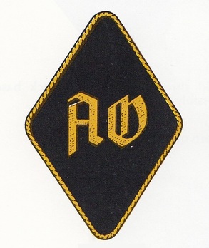 NSDAP Foreign Organisation Sleeve Insignia Obverse