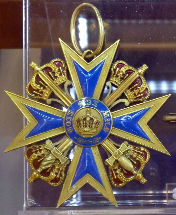 Order of merit of the prussian crown grand cross with swords %28prussia 1906 1917%29   tallinn museum of orders