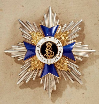 Order of Military Merit, Civil Division, I Class Cross Breast Star Obverse