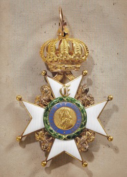 House Order of Saxe-Ernestine, Type I, Civil Division, I Class Commander Cross (Coburg-Gotha version, for citizens) Obverse