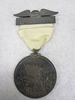 Jeannette Arctic Expedition Medal, in silver, obverse