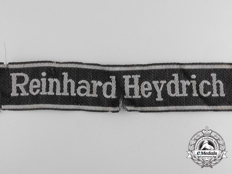 Waffen-SS Reinhard Heydrich NCO/EM's Cuff Title (BeVo weave version) Obverse
