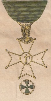 Order of St. Joachim, Honour Member Cross Obverse