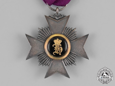 Princely Honour Cross, Civil Division, III Class Cross Reverse