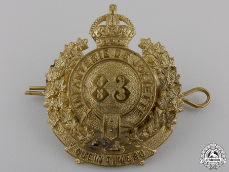 Le Regiment De Joliette Other Ranks Cap Badge Obverse