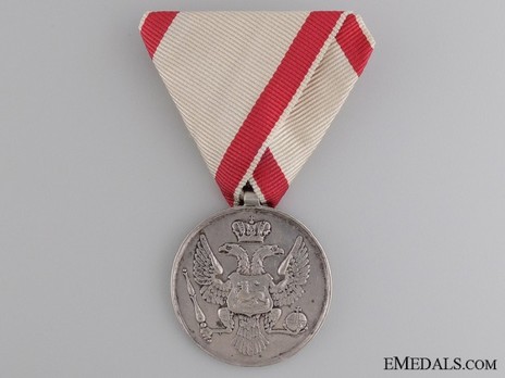Silver medal for Bravery, Type III (Unmarked) Obverse