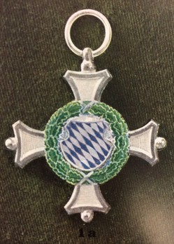 Military Long Service Decoration, I Class Cross Obverse