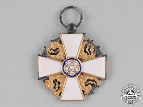 Order of the White Rose, Type II, Civil Division, I Class Knight Cross Obverse
