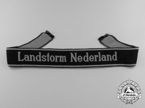Waffen-SS Landstorm Nederland Cuff Title Obverse