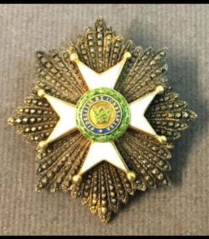 House Order of Saxe-Ernestine, Type I, Civil Division, Grand Cross Breast Star (for citizens) Obverse