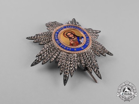 Order of the Redeemer, Type II, Grand Officer's Breast Star Obverse