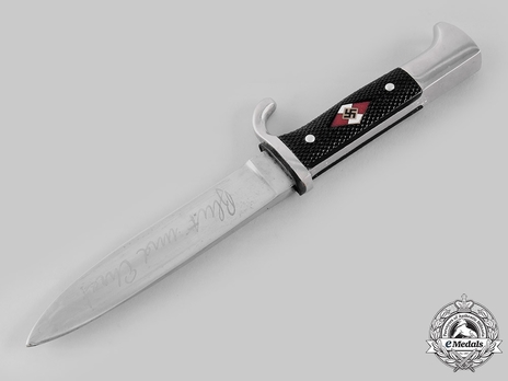 HJ Knife (with motto) Obverse