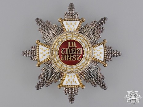 Order of St. Hubert, Grand Cross Breast Star (by Rothe) Obverse