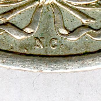 Medal for the Siege of Rome in Silver Obverse Detail