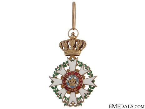 Merit Order of the Bavarian Crown, Commander (in silver gilt) Obverse