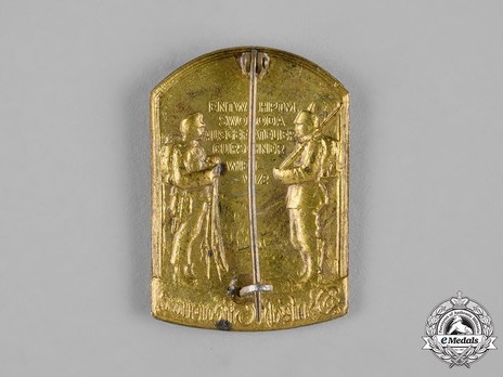 Austro-German Southern Campaign Badge Reverse
